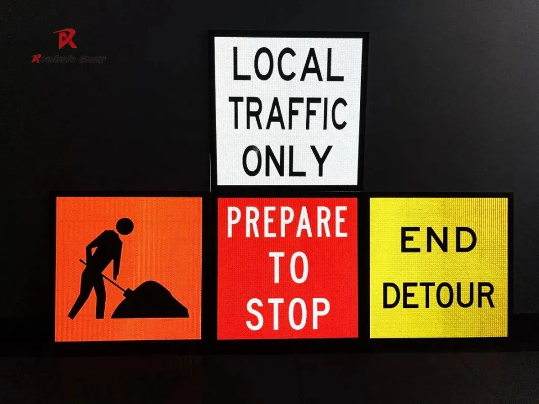 Beijing 20 Years Factory Customized Road Construction Informative Aluminum Traffic Reflective Warning Sign Board