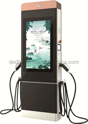 Poster LCD da 55" per la pubblicità all′aperto con batteria di ricarica per veicoli elettrici