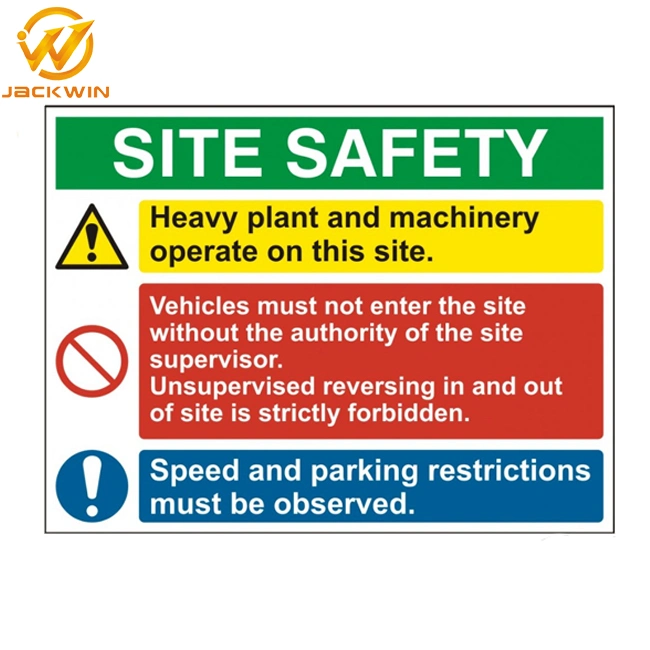 Aluminum Plate Customize Printing Reflective Traffic Warning Signs