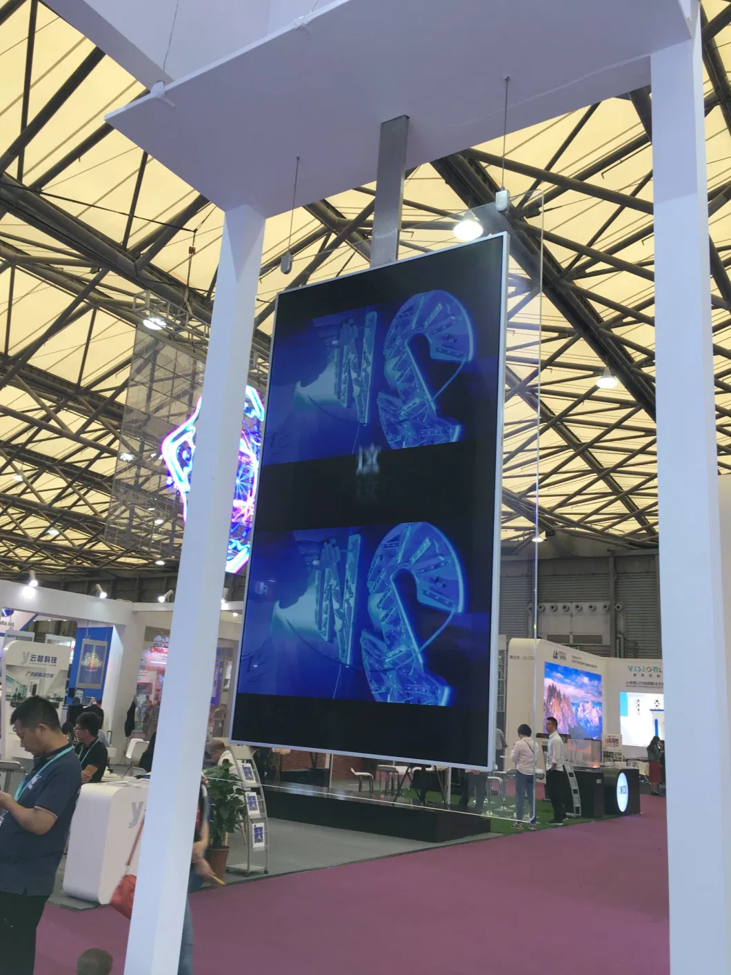 Super Slim Double Sided Digital Signage Display for Advertising