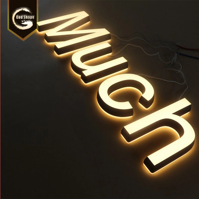 China Wholesale Websites Make Illuminated Signs Light Box 3D Letter Sign