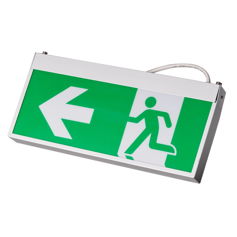 Emergency Exit Sign PVC Sticker with Metal Box