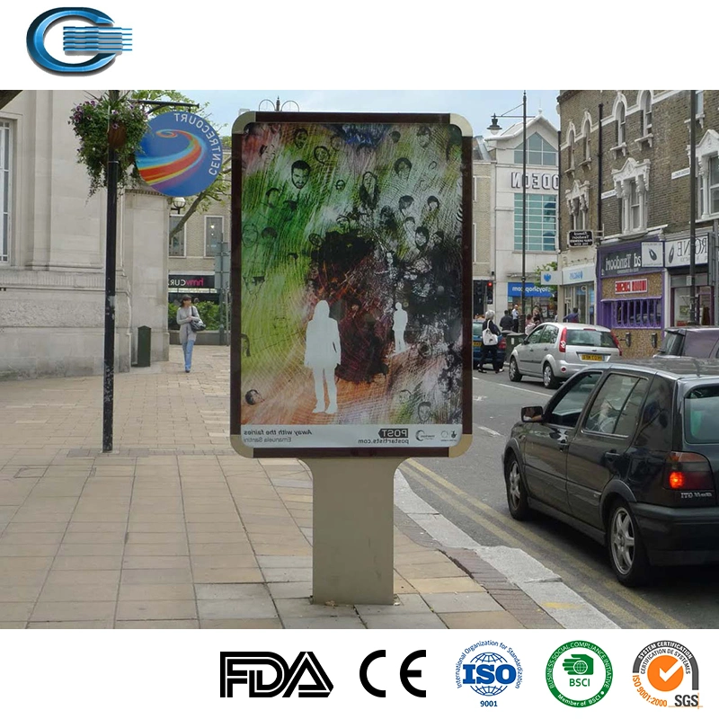 Huasheng Supermarket Outdoor Lightbox LED Advertising 3D Indoor China Outside Street Light Box Custom Acrylic Letter Light Box Sign