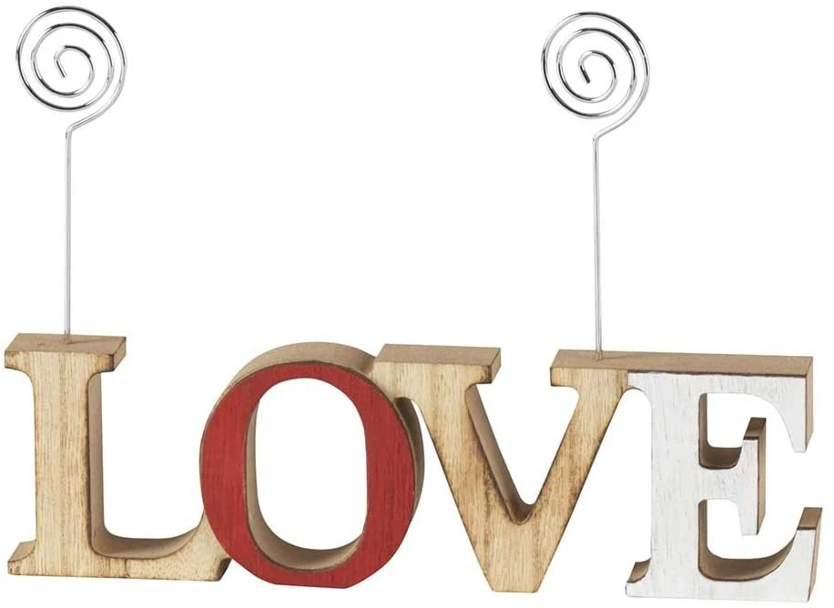 Home Decor Rustic Farmhouse Love Block Letter 6 X 3 Wooden Signs