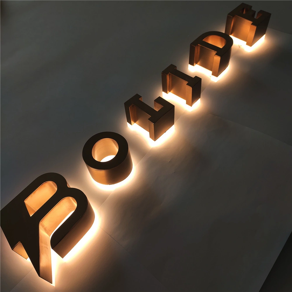 Custom Made Advertising Channel Signs Illuminated LED Sign Letters