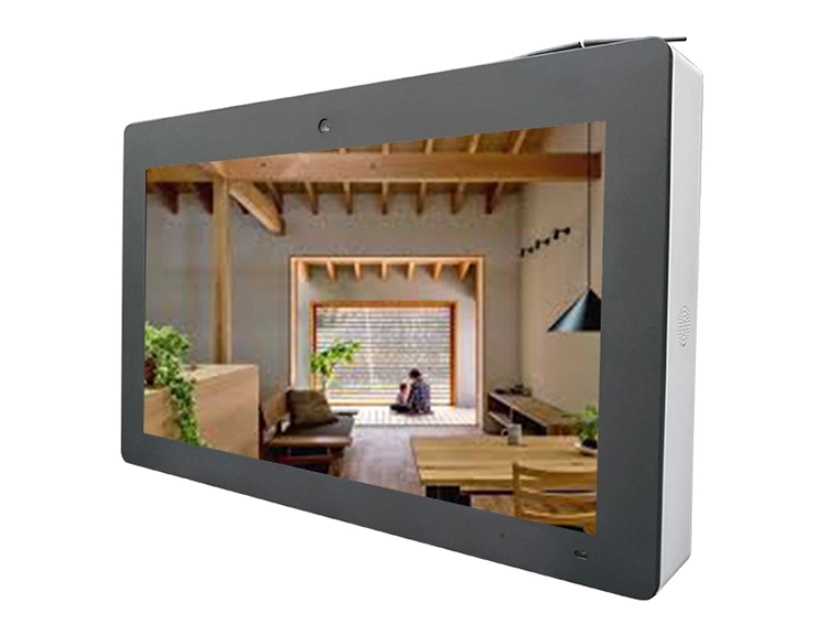 55 Inch Air-Cooled Horizontal Screen Wall Hanging Outdoor Advertising Machine Interactive Wall Mount Digital Signage LED Digital Signage