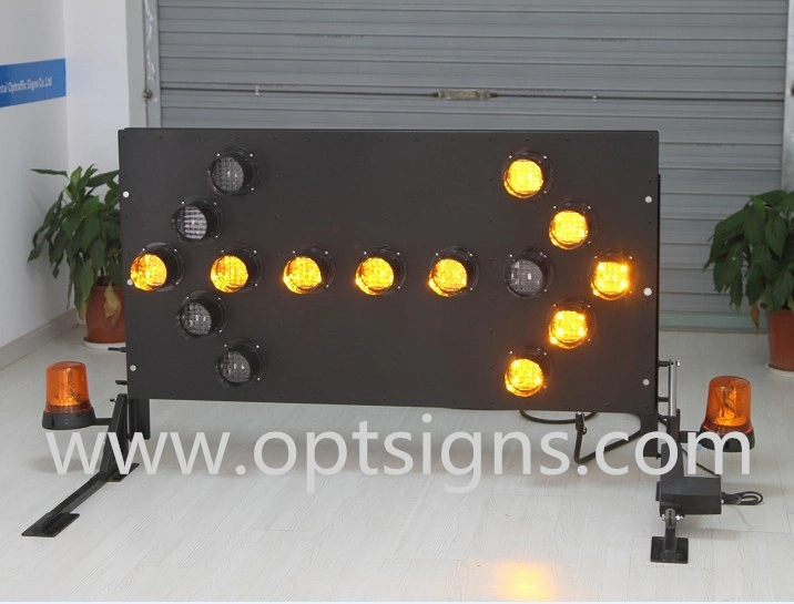 P220624b Traffic Warning Outdoor Truck Top Folding LED Arrow Board Sign