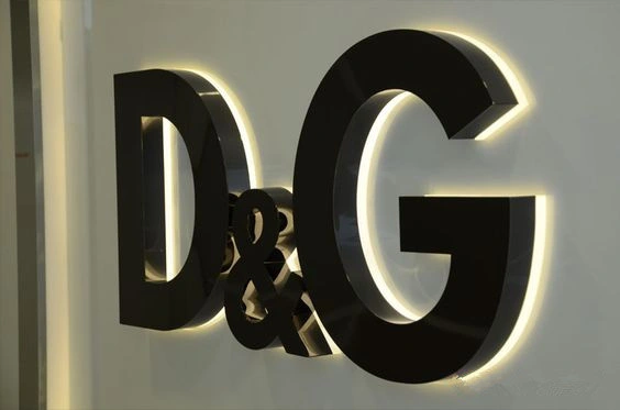 3D Customized Illuminated LED Backlit Channel Letters Advertising Signs for Retail Display