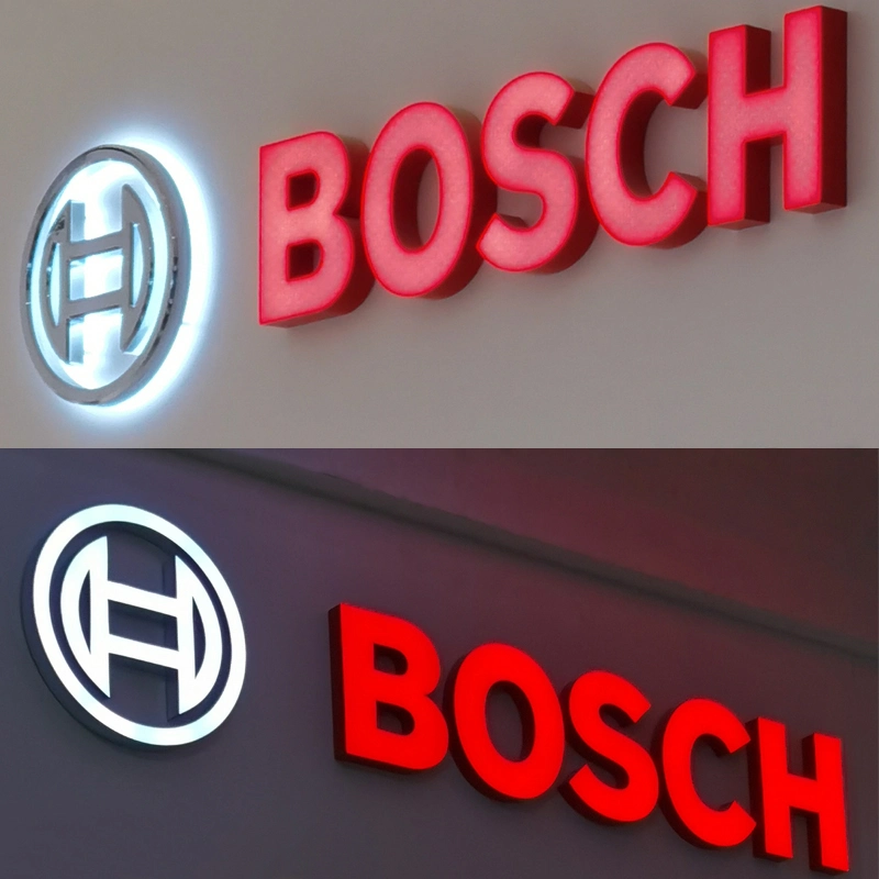 Custom LED Sign Logo Outdoor 3D Store Front LED Letter Open Sign Outdoor Channel Letter for Business Logo Acrylic Signage