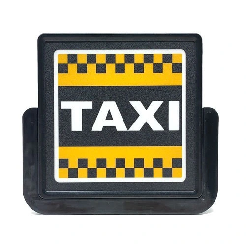 The New Taxi Light Sharing Car Light Logo LED Light Car Sticker Logo Light Built-in Lithium Battery Can Be Charged by USB