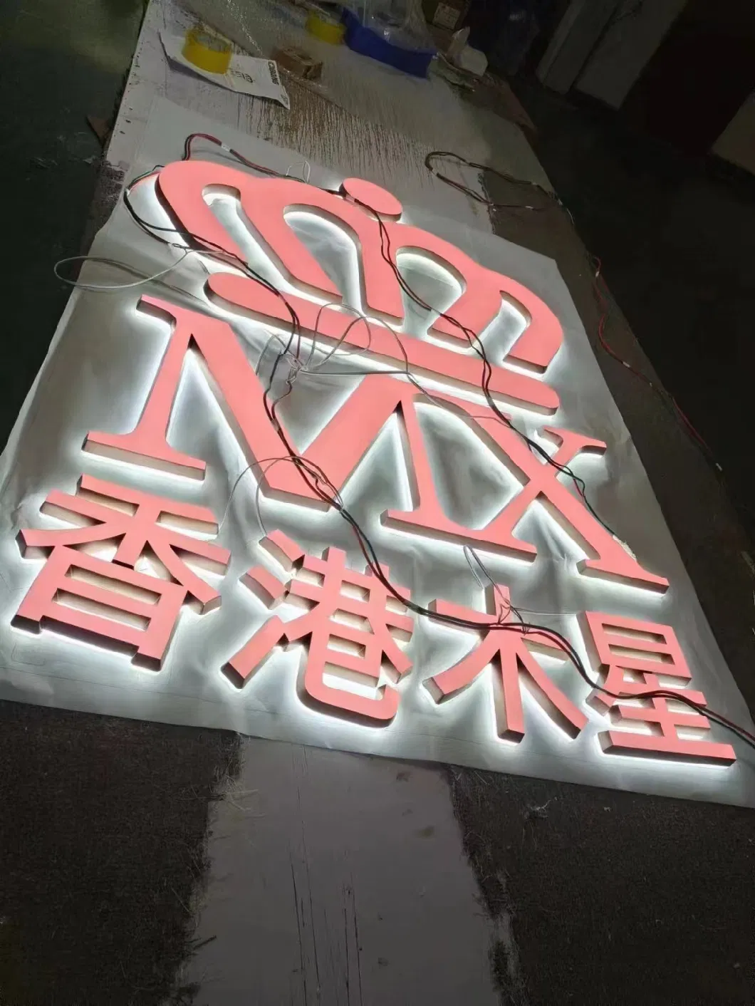 Customized Signs Acrylic Logo Custom Front Lit LED Signage Illuminated Letter