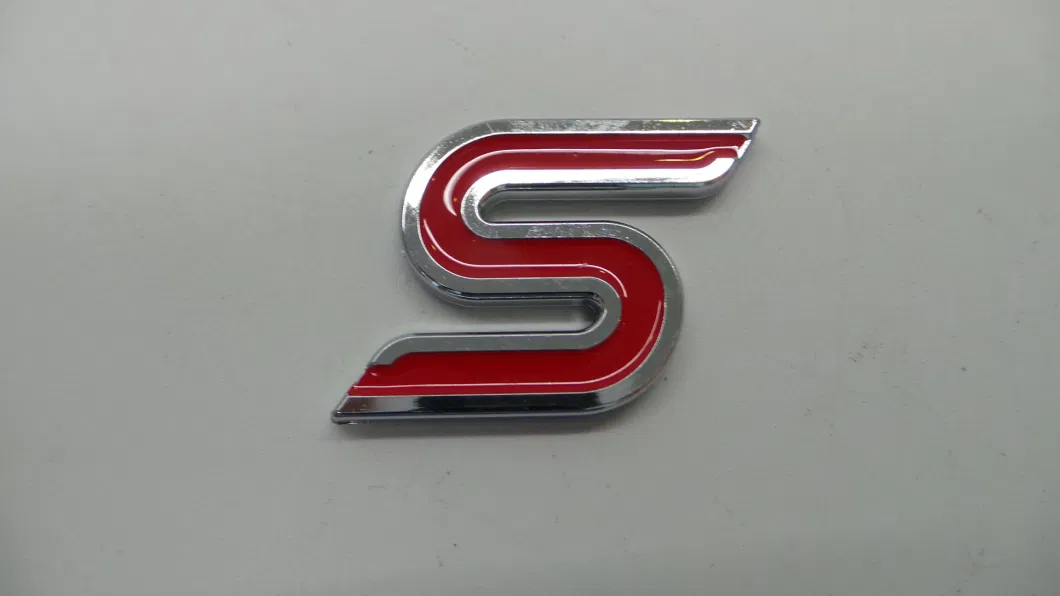 Car Letter Decoration Separate Badge Auto Parts 3M Adhesive Emblem