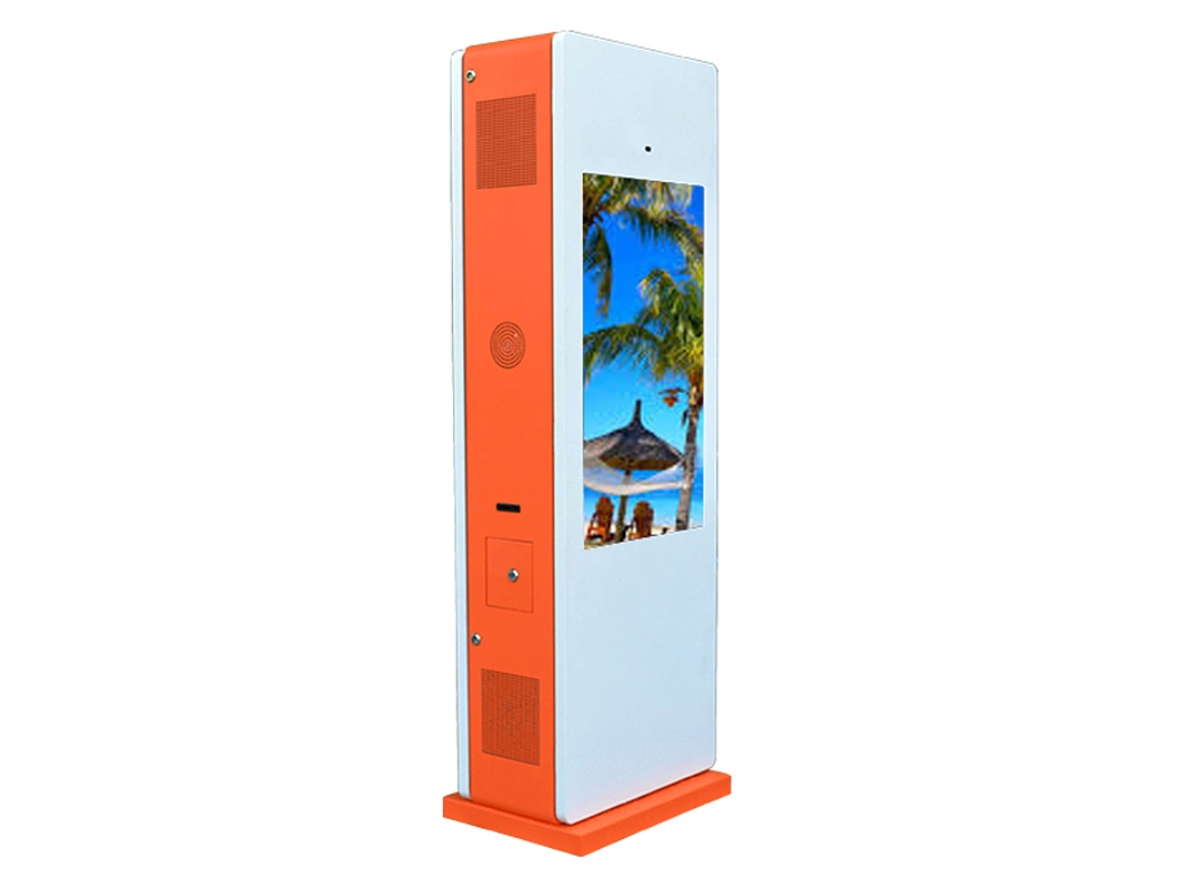 37 Inch Vertical Screen Landing Double Screen Gate Outdoor Advertising Machine Sunglasses Lcdmedia Wireless Monitor Display Kiosk for Sale LED Digital Signage