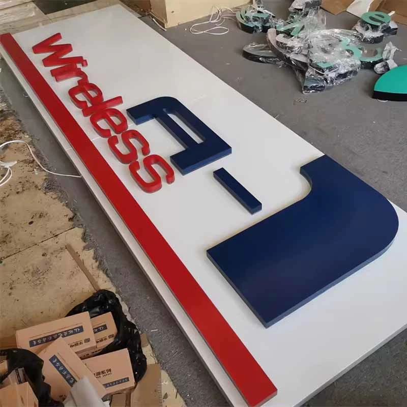 Acrylic Illuminated Sign 3D Backlit Light up Letters LED Signboard