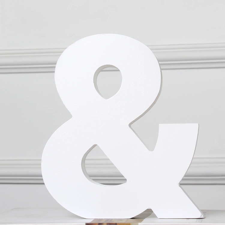 New Product DIY Decorative Wooden Letter Sign Standing Decor Letter for Wedding Party Decor