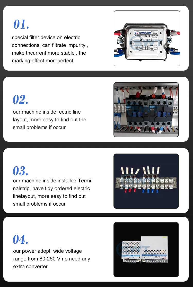 Portable Mini 30W 50W Fiber/CO2/3W 5W UV Small Laser Marking Machine/Laser Logo Printing Machine