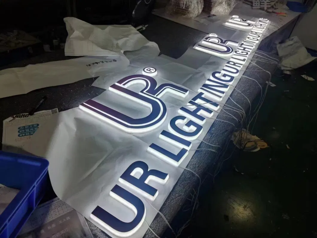 Customized Signs Acrylic Logo Custom Front Lit LED Signage Illuminated Letter