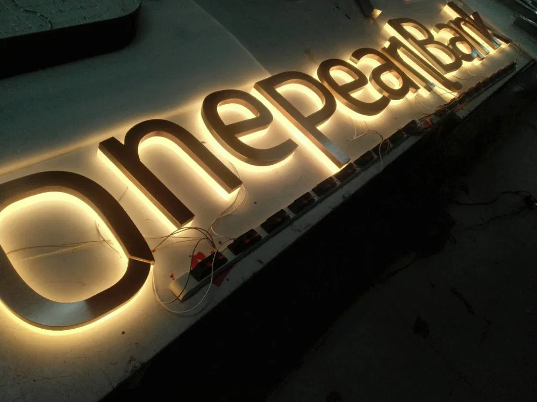 LED Backlit Channel Letter Signs Metal LED Signage China Supply