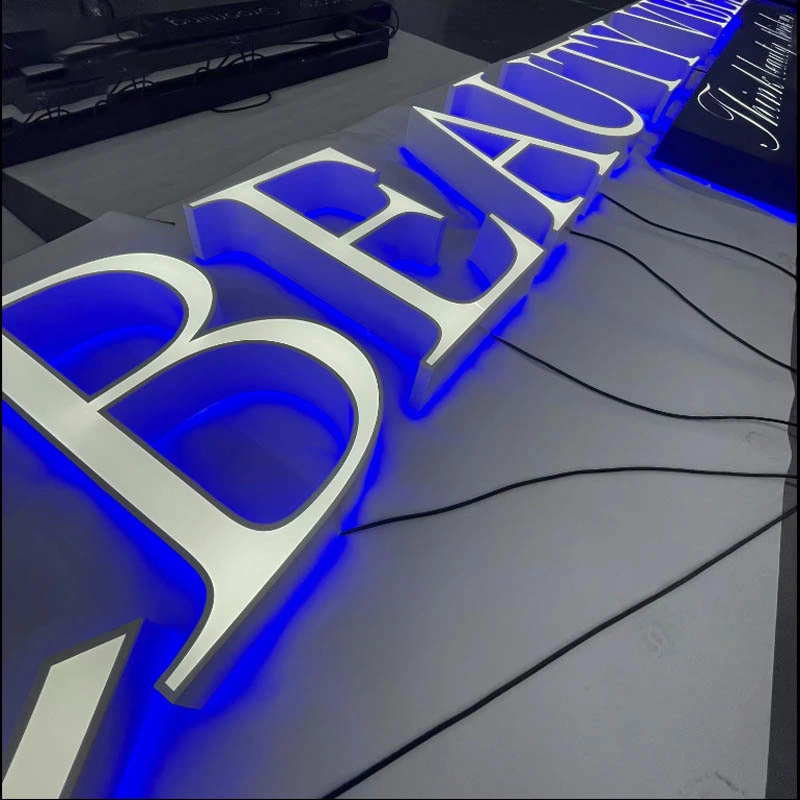 Indoor Lighted for Businesses Metal Shop Best Storefront Signs LED Acrylic Channel Letter Sign