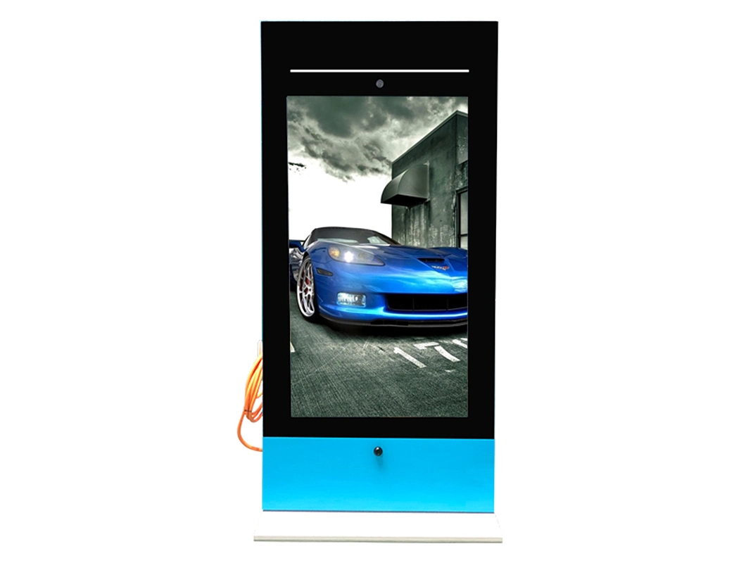 65 Inch Car Charging Pile Outdoor Advertising Machine Vertical Computer Monitor LCD Display Advertise Screen Hot Sale Digital Monitor LED Digital Signage