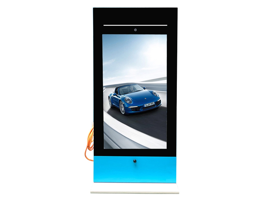 65 Inch Car Charging Pile Outdoor Advertising Machine Vertical Computer Monitor LCD Display Advertise Screen Hot Sale Digital Monitor LED Digital Signage