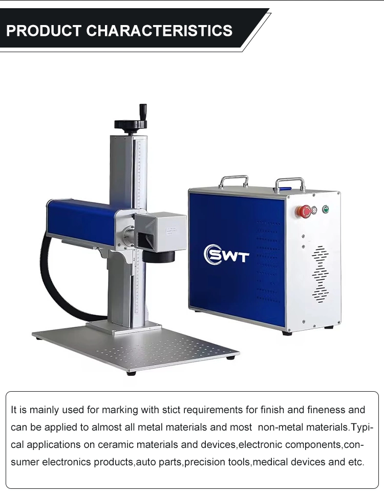 Monthly Deals CE FDA Fiber Laser Marking Engraving Machine for Metallic