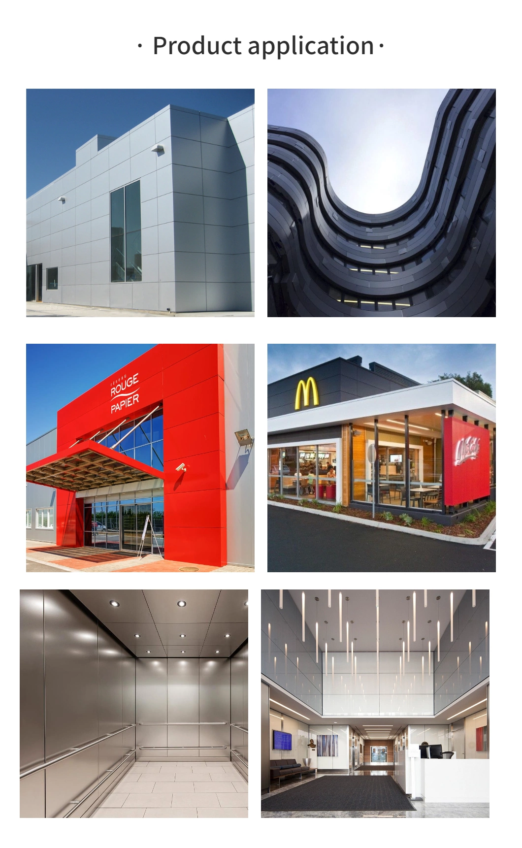 3mm Aluminum Composite Panel Architectural Decoration Fire Rated ACP Panel Aluminum Composite