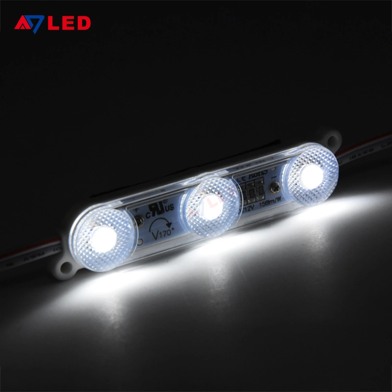 175 Deg DC 12V Daylight White 1.08W Injection LED Module Backlight 2835 SMD Decorative LED Module Light for Letter Sign Advertising with LED Driver