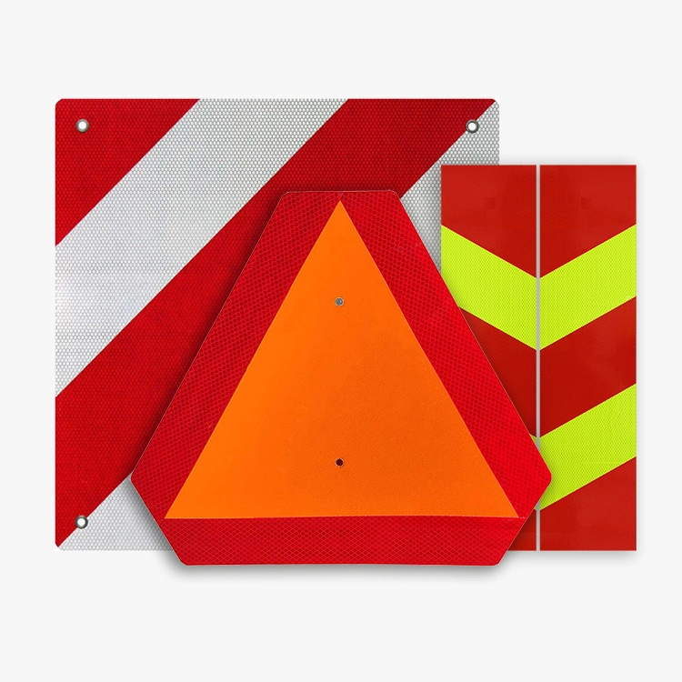 Rectangle/Round/Oval/Triangle Aluminum+Reflective Material Engineering Grade Acrylic Reflective Sheeting Traffic Safety Sign