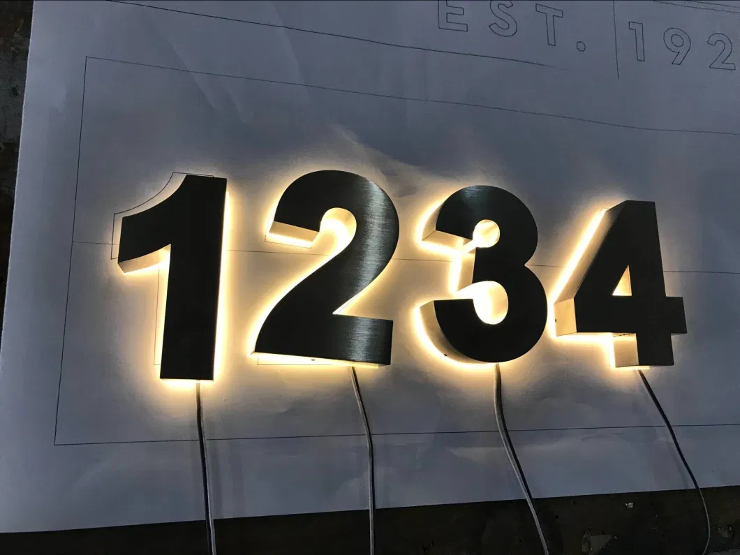 LED Backlit Channel Letter Signs Metal LED Signage China Supply