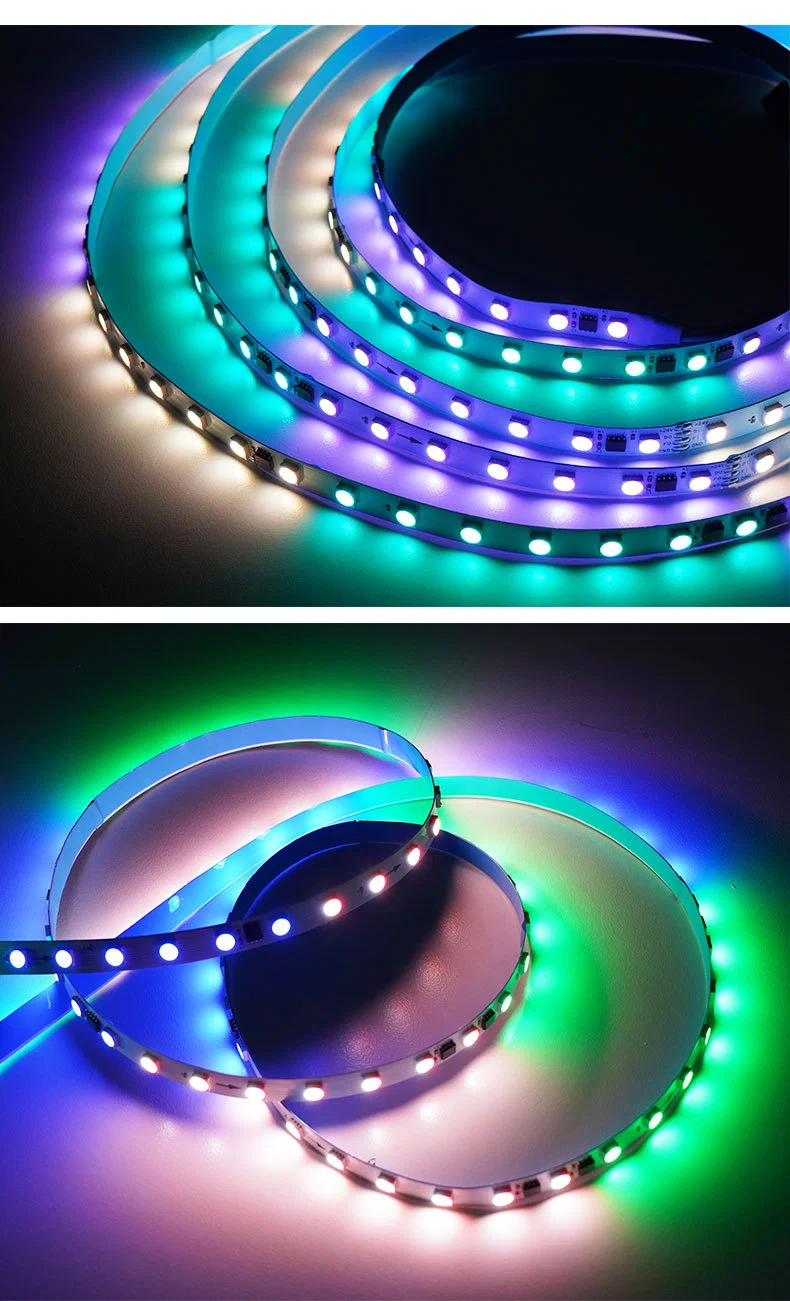 IP20 24V 5050RGBW 60LED/M 16703 IC Full Color Warm White LED Strip