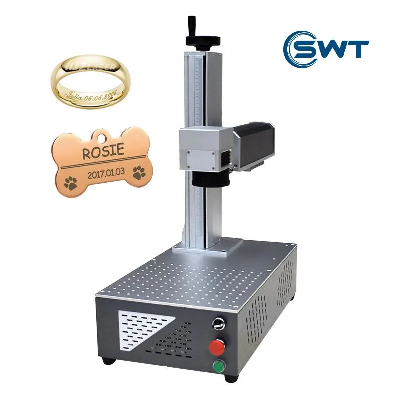 20W 30W 50W Ring Engraving Machine Portable Jewelry Galvo Laser Printing Machine Fiber Laser Marking Machine