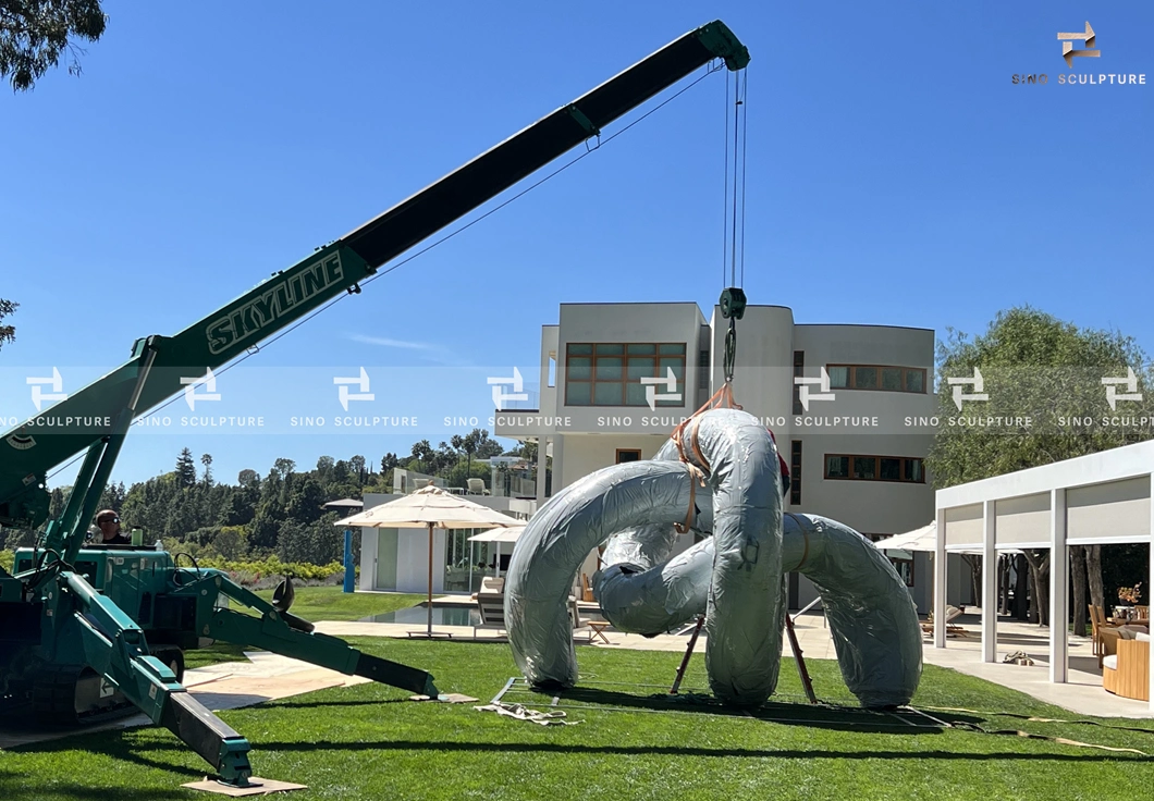 Mirror Polishing Stainless Steel Outdoor Crab Sculpture