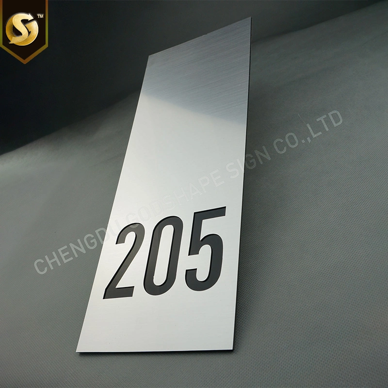 Customized Wayfind Directional Floor Number Plate Real Estate Construction Signs