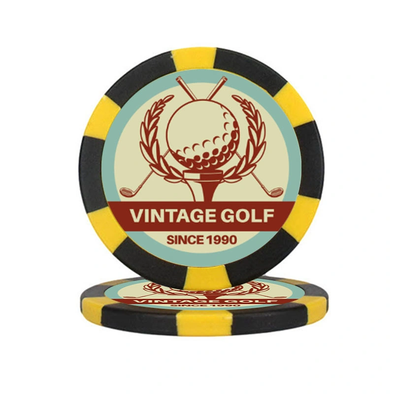 Custom Direct Reward Coin Points Competition Chip Golf Ball Marker