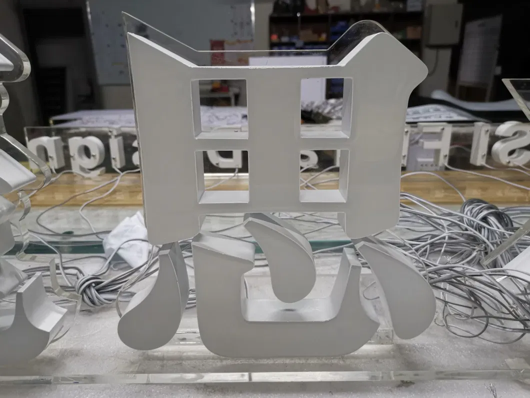 Epoxy Resin Sign Channel Letter Signs Aluminum Channel Letter