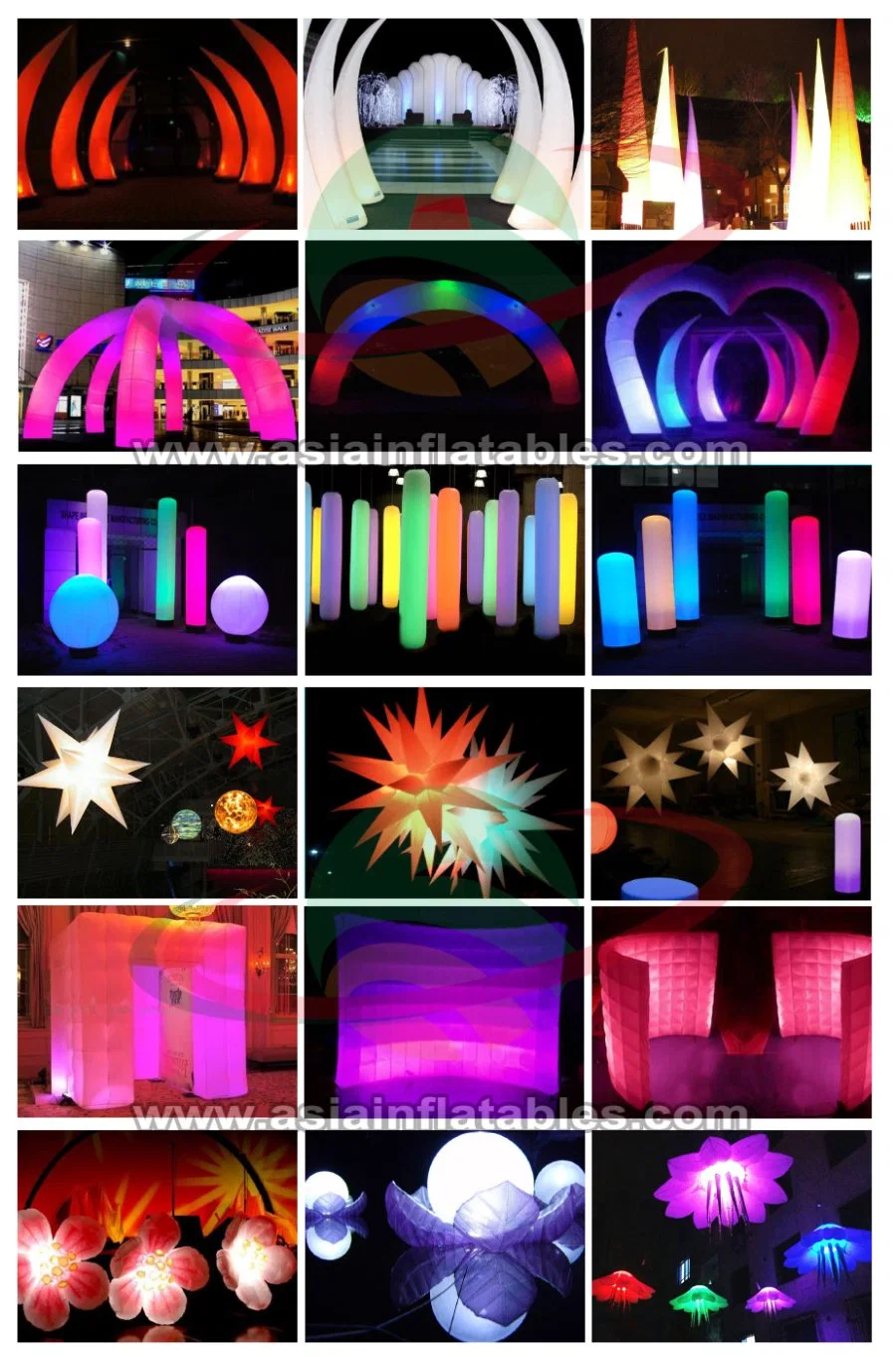 Warehouse Cheap LED Alphabet Letter, Customize Inflatable Letters with Light