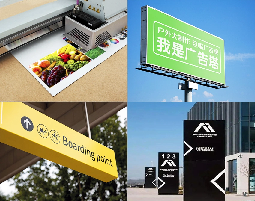 Newcobond Signs Panel Aluminum Composite Panel Sign with UV Coating 1220*2440mm 3mm White Brushed