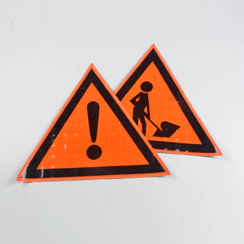 Waterproof Construction Safety Temporary Reflective Signs