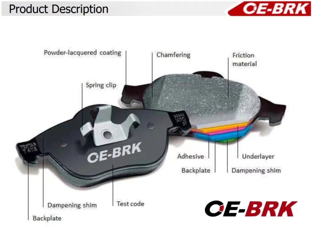 High Quality Ceramic Formula Car Brake Pads D688 for Jaguar Jlm21220