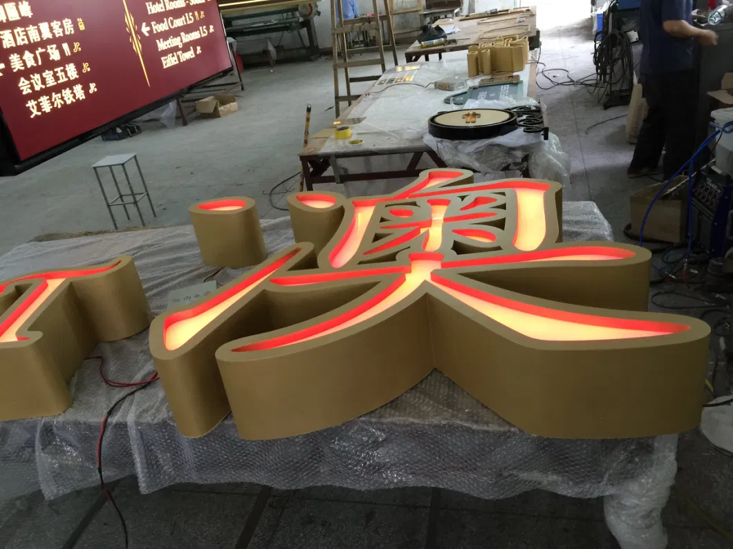 LED Backlit Channel Letter Signs Metal LED Signage China Supply