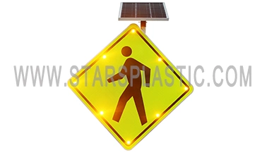 Solar Traffic LED Aluminum Road Sign Stand Board Size Safety Custom Reflective and Meanings Signs Boards Manufacturers