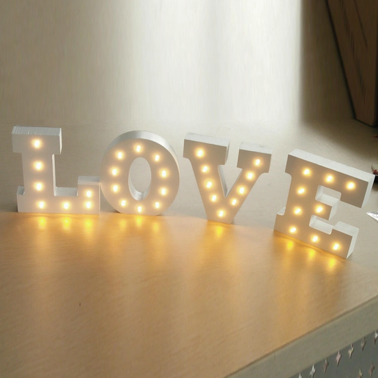 Love Bulb Letters, Vintage Marquee Letters