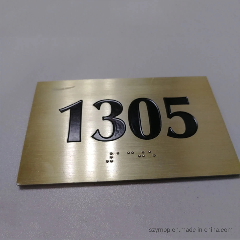 Decorative Metal Stainless Steel Etched Wall Sign