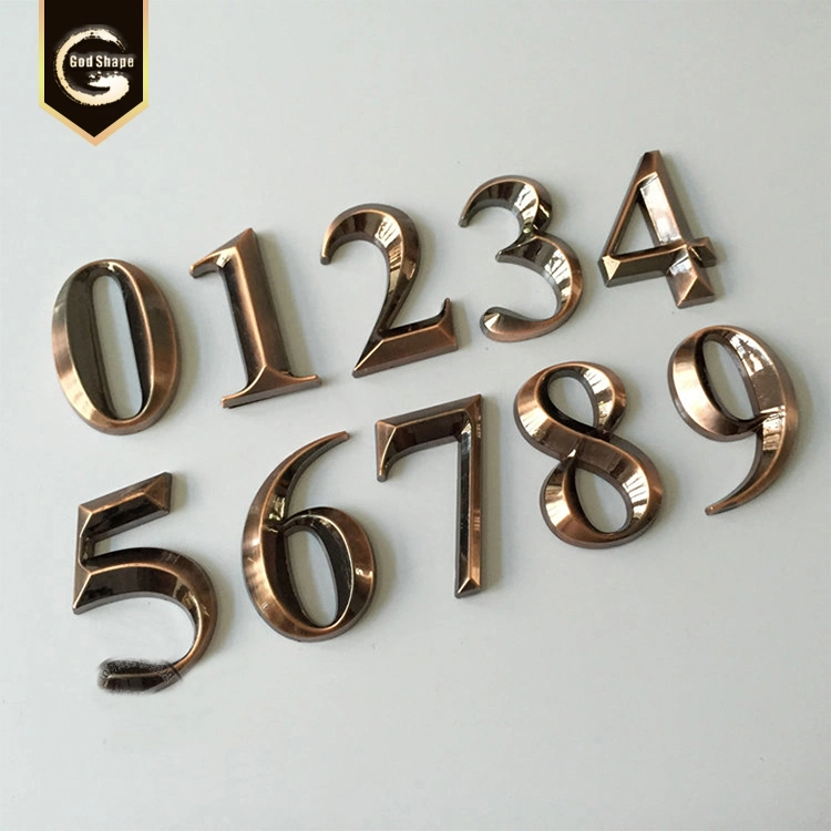 Custom Made Bronze Carving Word Letter Hotel Number Sign Letter- 0126