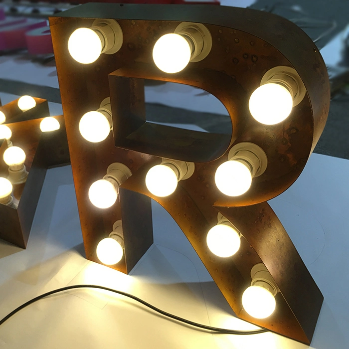 Outdoor LED Waterproof Light up Marquee Letters Sign Bulb Letter