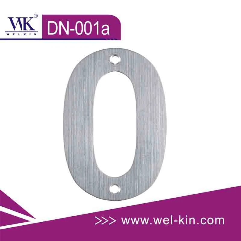 Stainless Steel Door Number Door Sign on Wall Letterbox