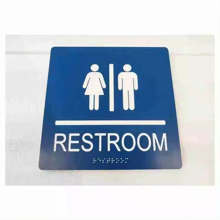 PVC or Stainless Steel Personalized Magnetic Door Toilet Sign Magnetic Sign