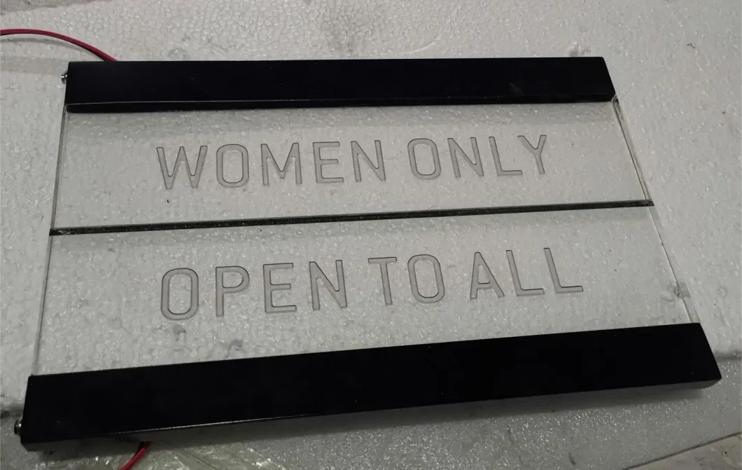 Women Only Toilet Sign Board Custom LED Neon Sign