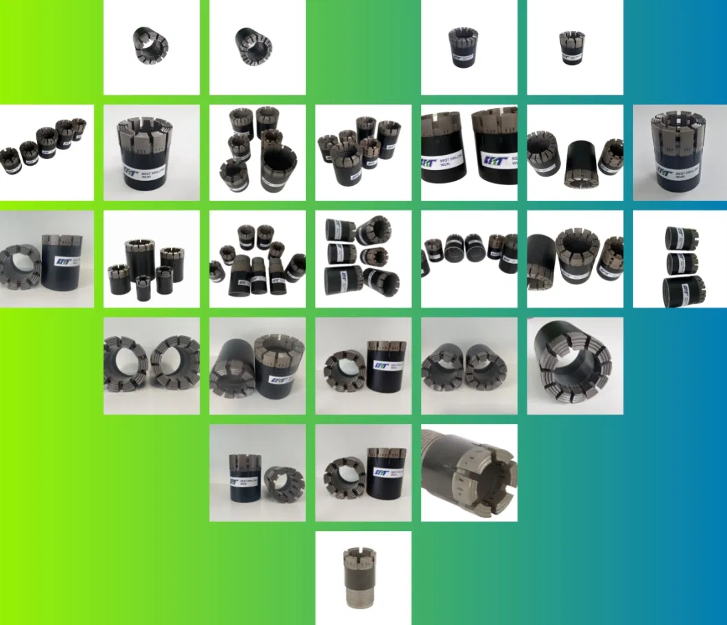 Slows Wear and Tear Uniform Diamond Distribution Impregnated Diamond Core Bit